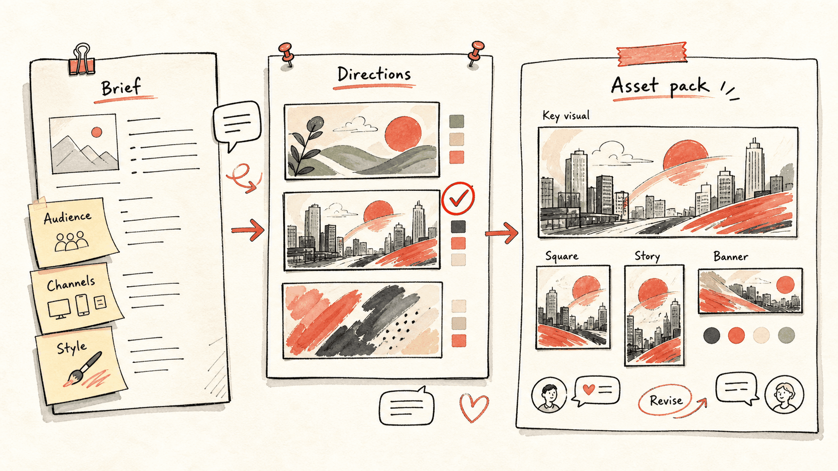 Generate campaign asset packs with AI