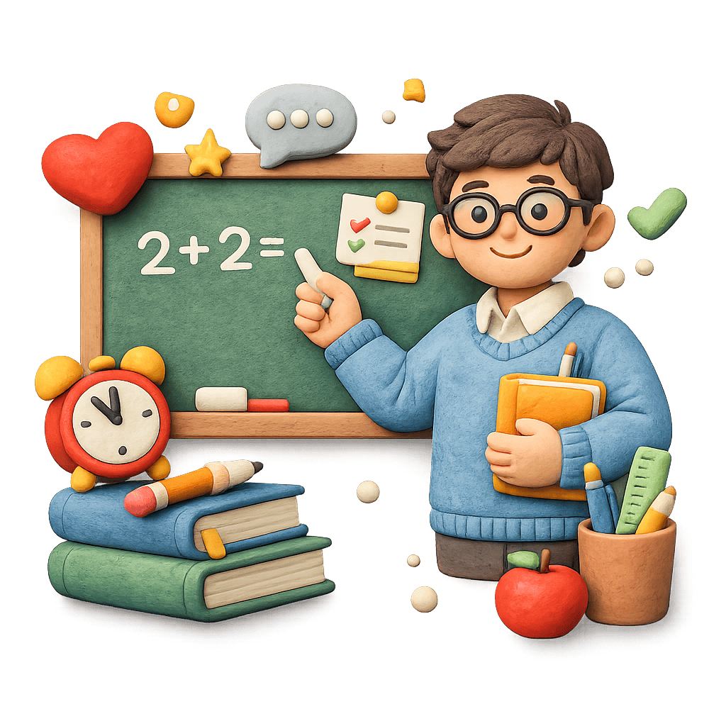 AI tutor conversation connected to study notes and quizzes