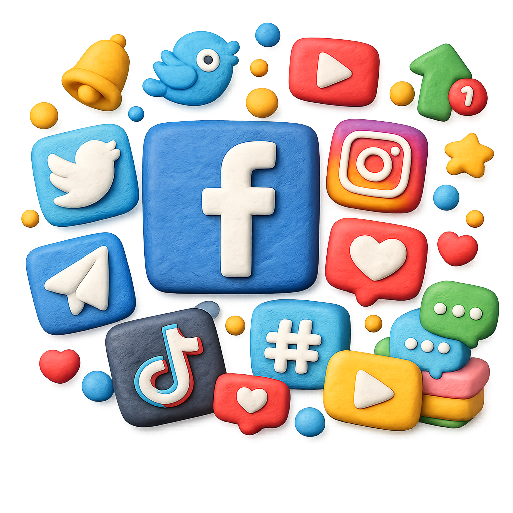 Hand-drawn social video versions panel with multiple short-video cards, comments, and export flow.